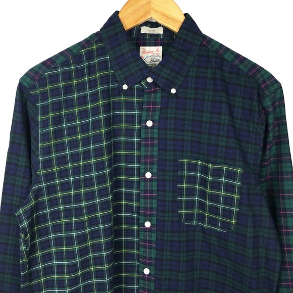 【KOOLOSET】Tartan Check Half Shirt KOOLOSET】Tartan Check Hood Shirt
